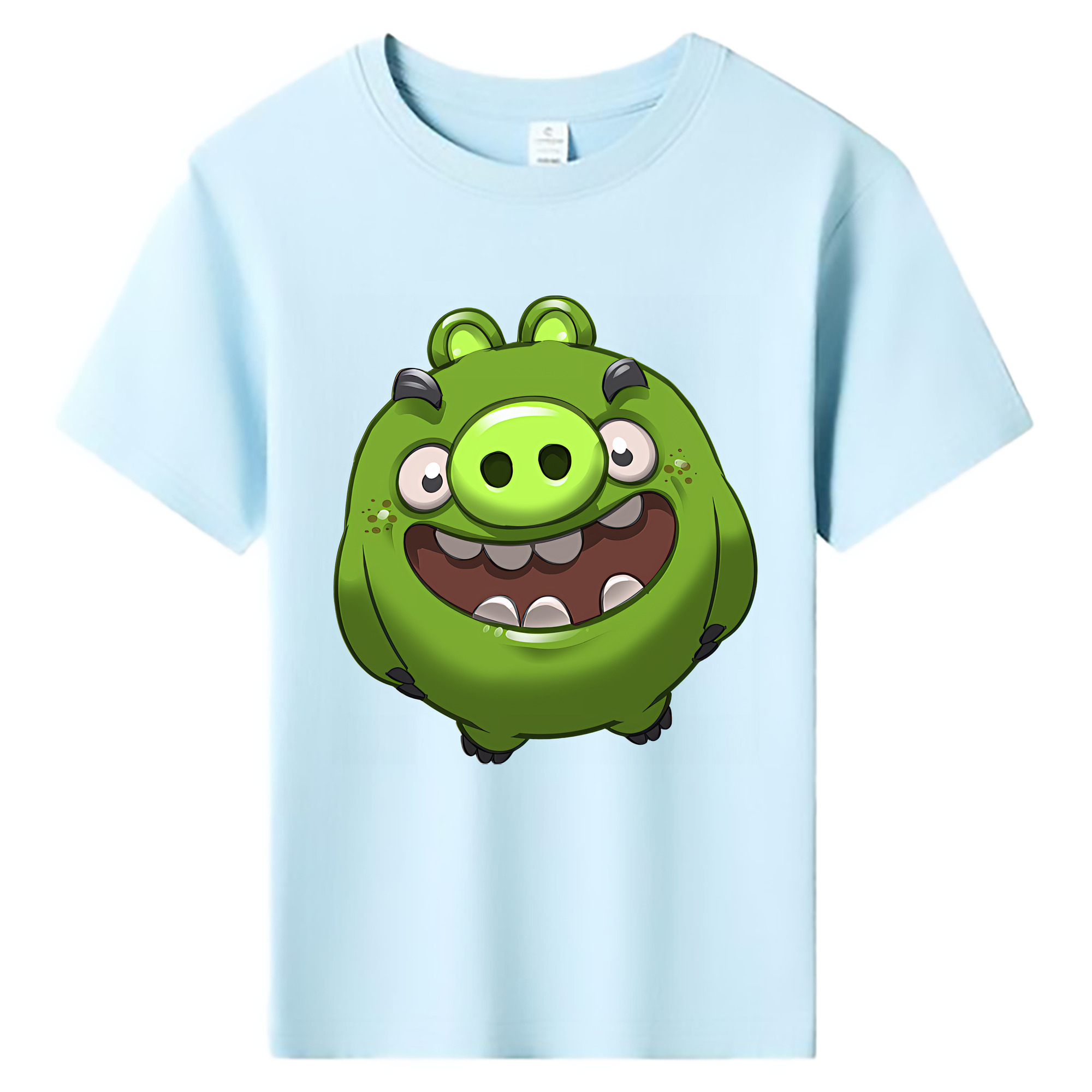 （画像用） Angry Birds アングリーバード 綿100％キッズTシャツ（フロントプリント）